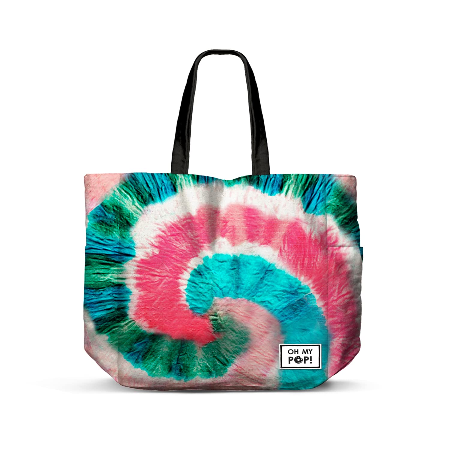 oh-my-pop-voyage-sac-shopping-fan-noir-horizontal image 1