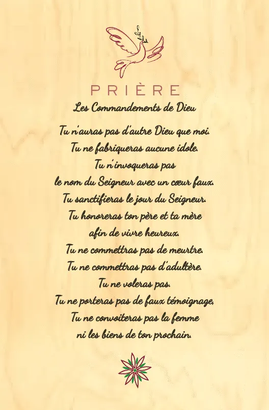 hironwoods-carte-pri-re-commandements-carte-bois-religieuse image 1