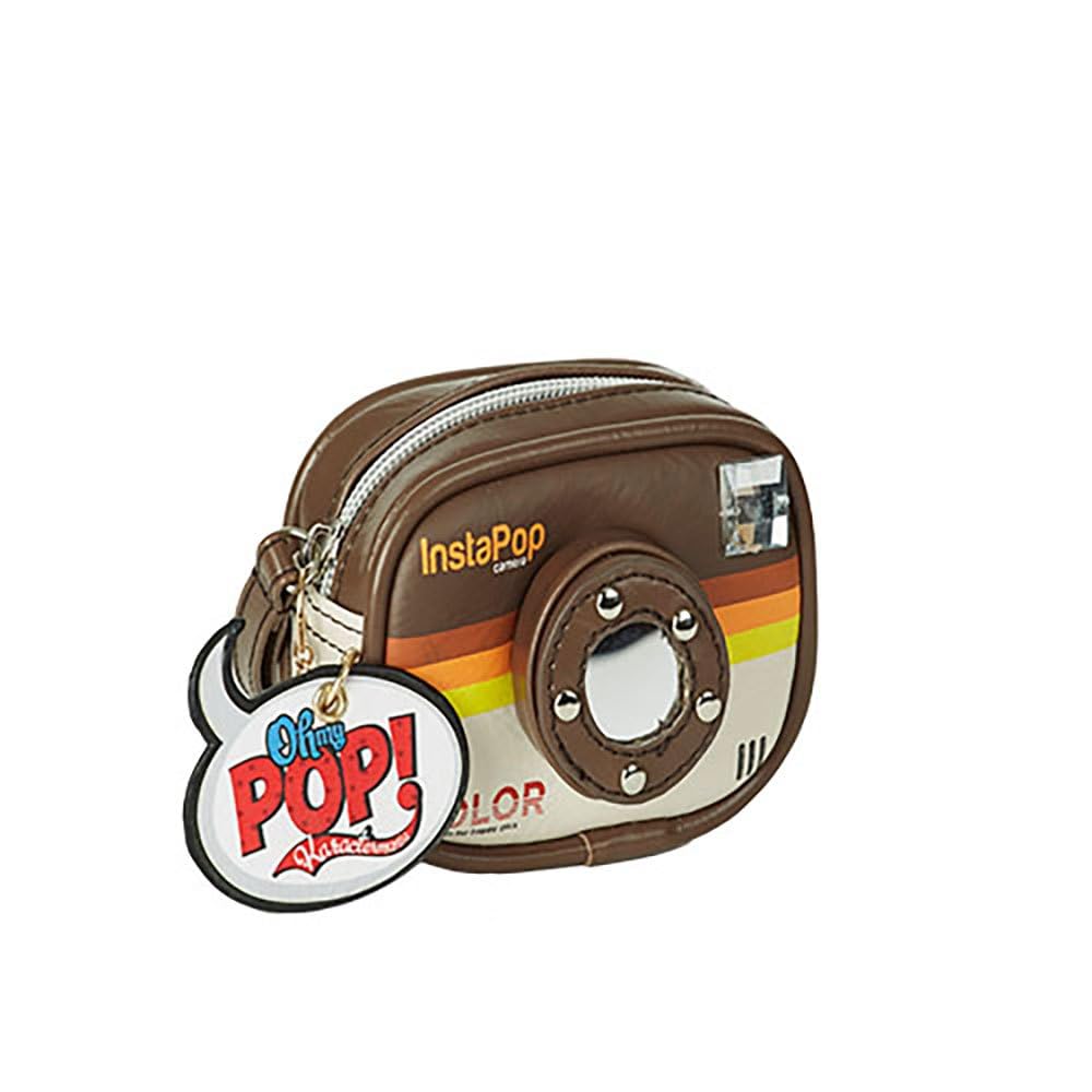 oh-my-pop-insta-love-porte-monnaie-cam-brun-11x8-cm image 1