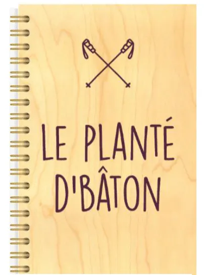 hironwoods-carnets-couverture-bois-carnet-plante-de-baton-146x94mm image 1