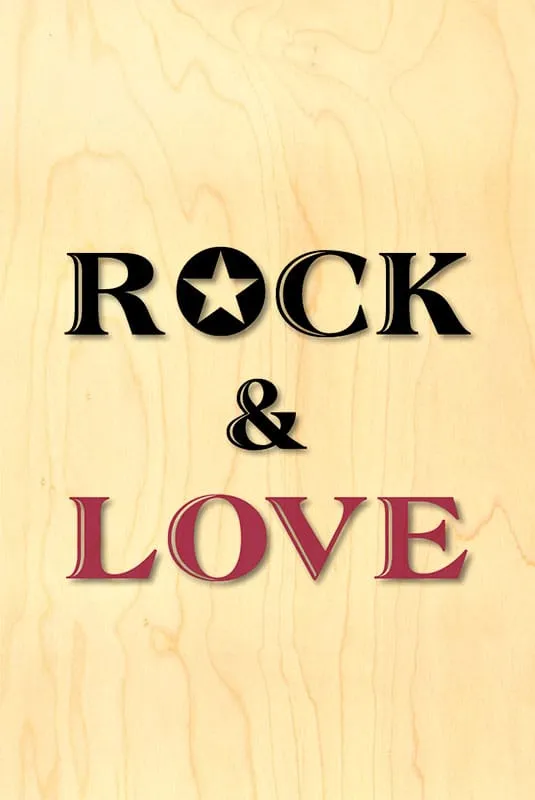 hironwoods-happy-wood-rock-n-love-carte-bois-amour image 1