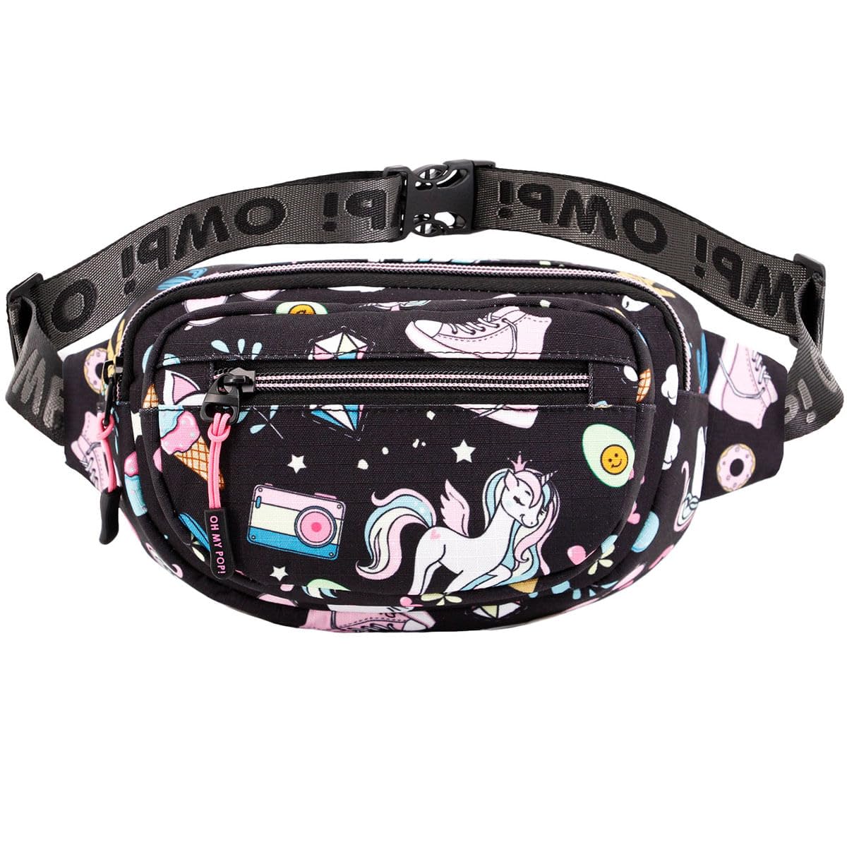 oh-my-pop-illusion-glaze-sac-banane-noir image 1