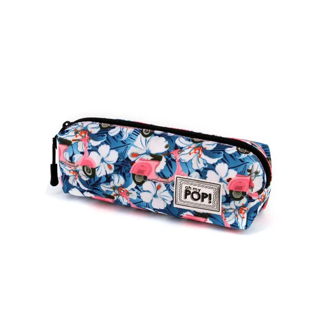oh-my-pop-pink-scooter-trousse-carr-bleu-21-cm image 1