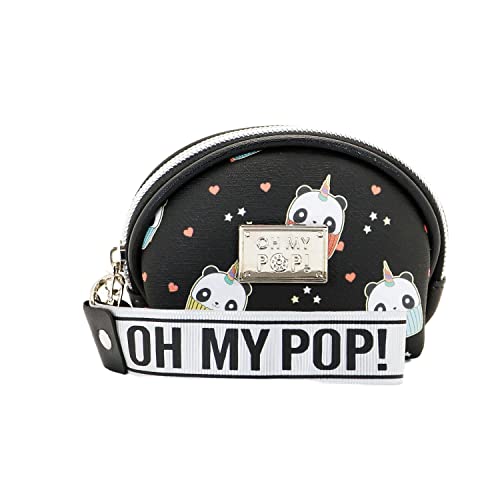 oh-my-pop-pandicorn-porte-monnaie-ovale-noir-zipp image 3