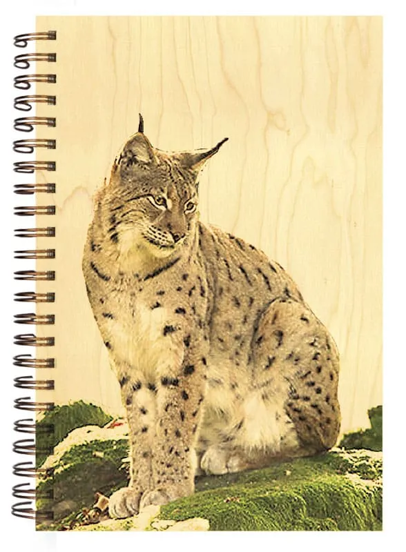 hironwoods-lynx-carnet-couverture-bois-146x94mm image 1