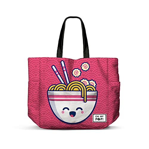 oh-my-pop-yaki-fan-horizontal-sac-shopping-rose image 2