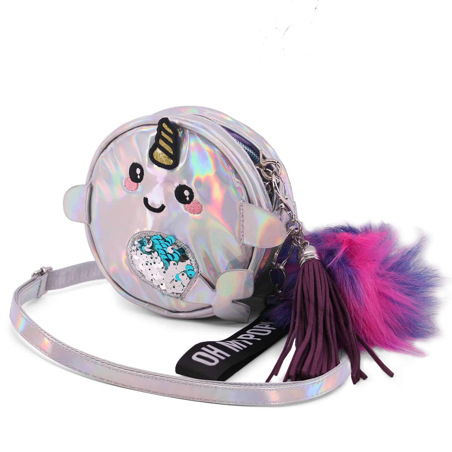 oh-my-pop-narval-sac-bandouli-re-rond-petit-130-cm image 1