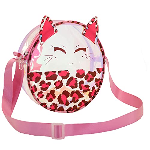 oh-my-pop-bags-feline-sac-bandouli-re-rond-rose image 4