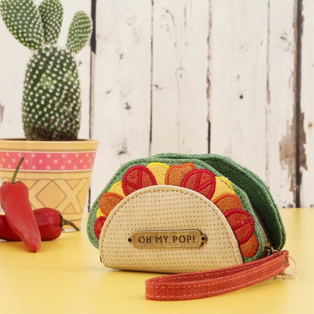 oh-my-pop-taco-porte-monnaie-beige-12-cm image 4