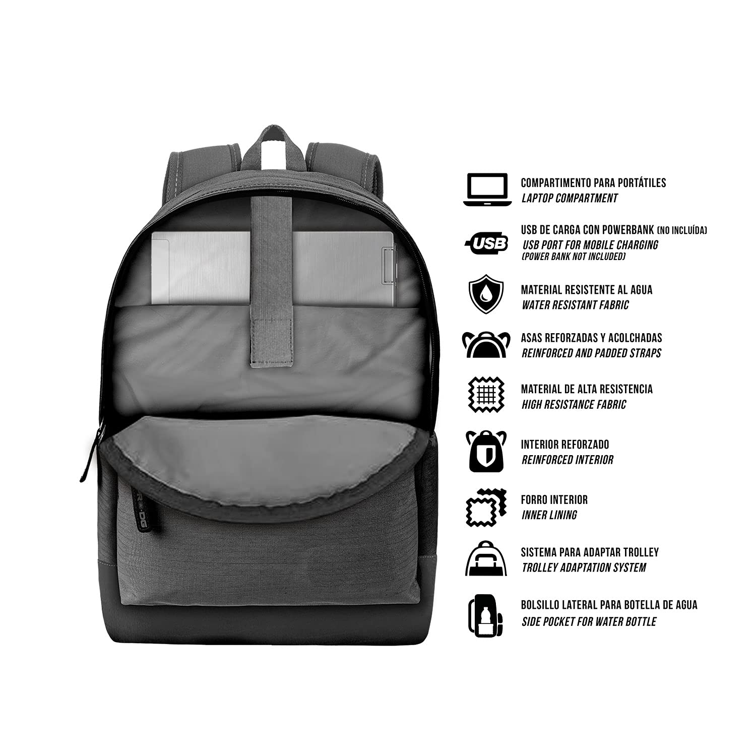 oh-my-pop-cow-sac-dos-beige-usb-45-cm image 8
