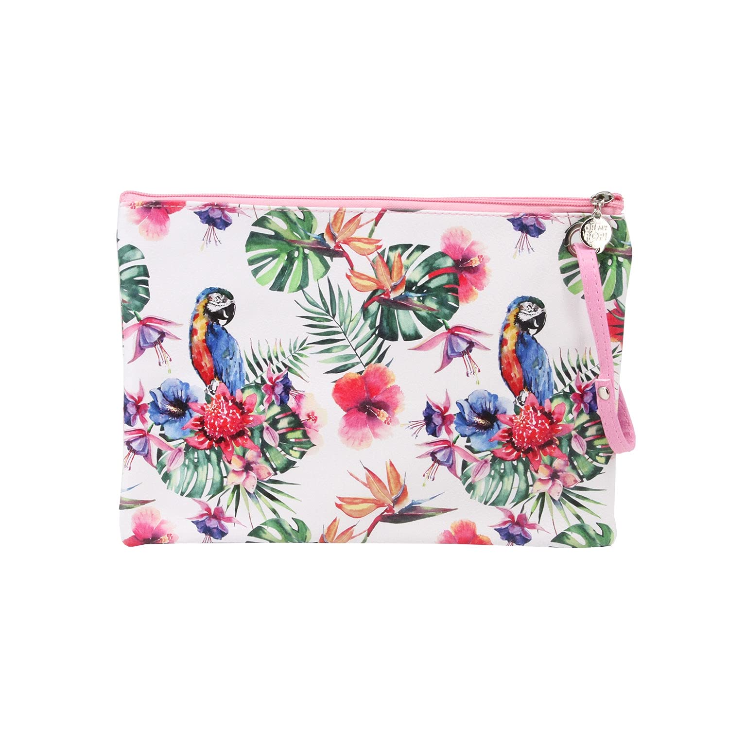 oh-my-pop-perroquet-sunny-trousse-de-toilette-blanche image 3