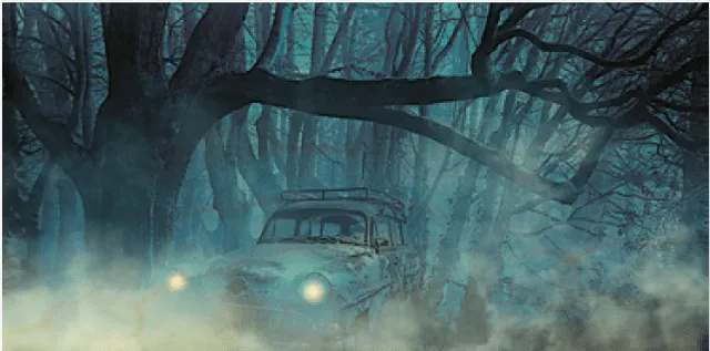 hironwoods-voiture-nuit-for-t-carte-bois-panoramique-100x200mm image 1