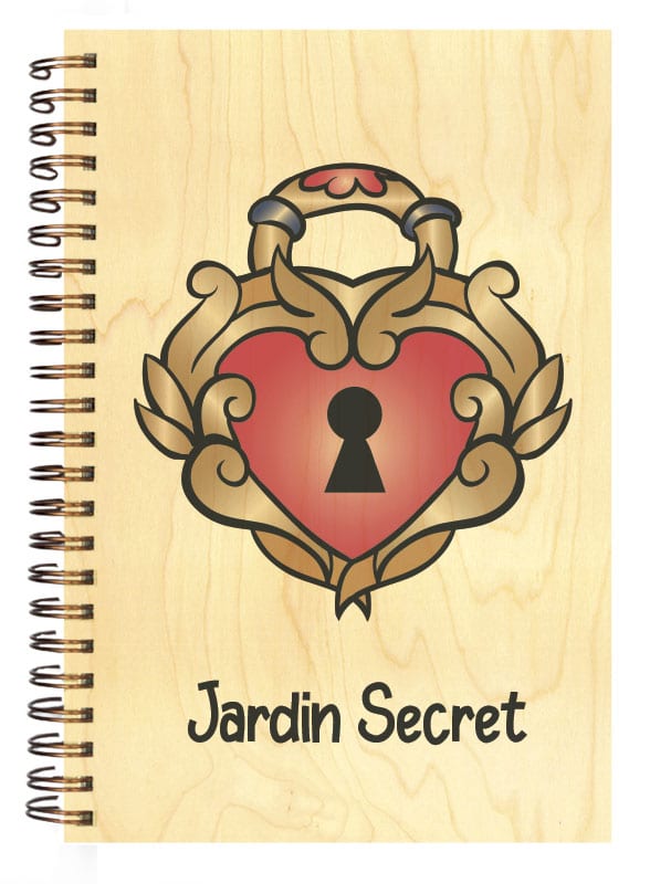 hironwoods-jardin-secret-carnet-couverture-bois-146x94mm image 1