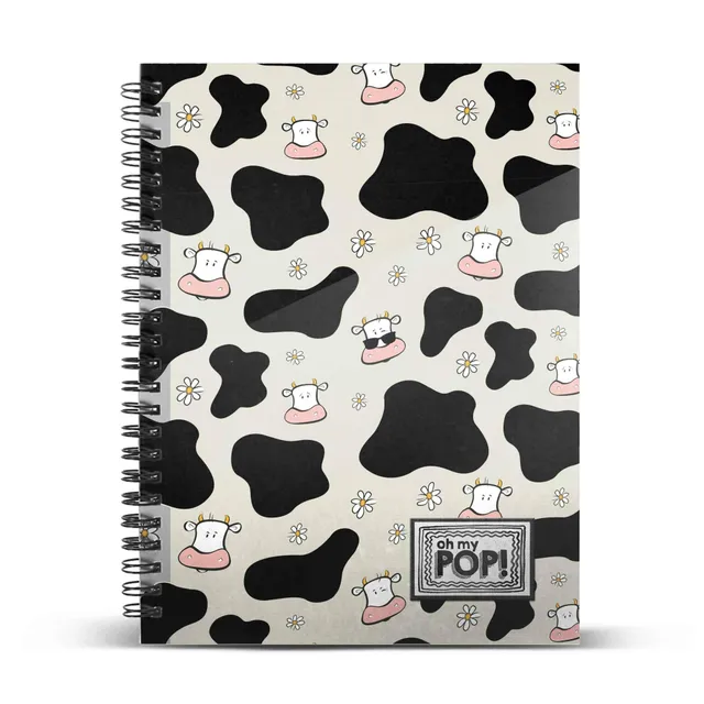 oh-my-pop-cow-cahier-a4-spirale-120-feuilles image 1