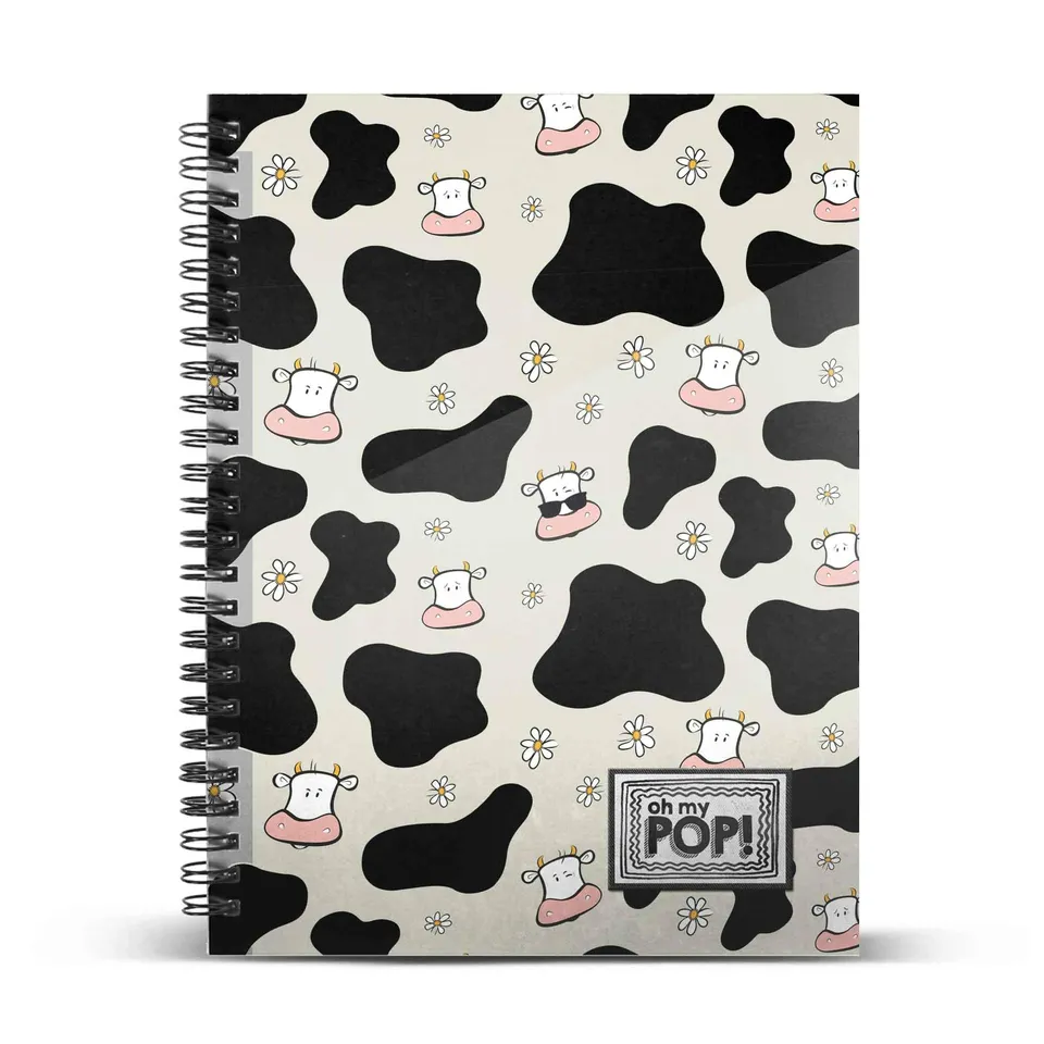 oh-my-pop-cow-cahier-a4-spirale-120-feuilles image 1
