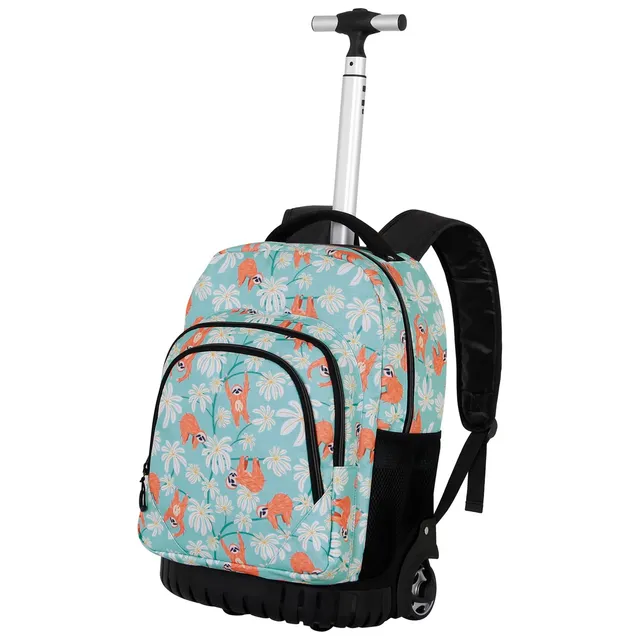 oh-my-pop-lazy-gts-fan-sac-dos-roulettes-turquoise image 1