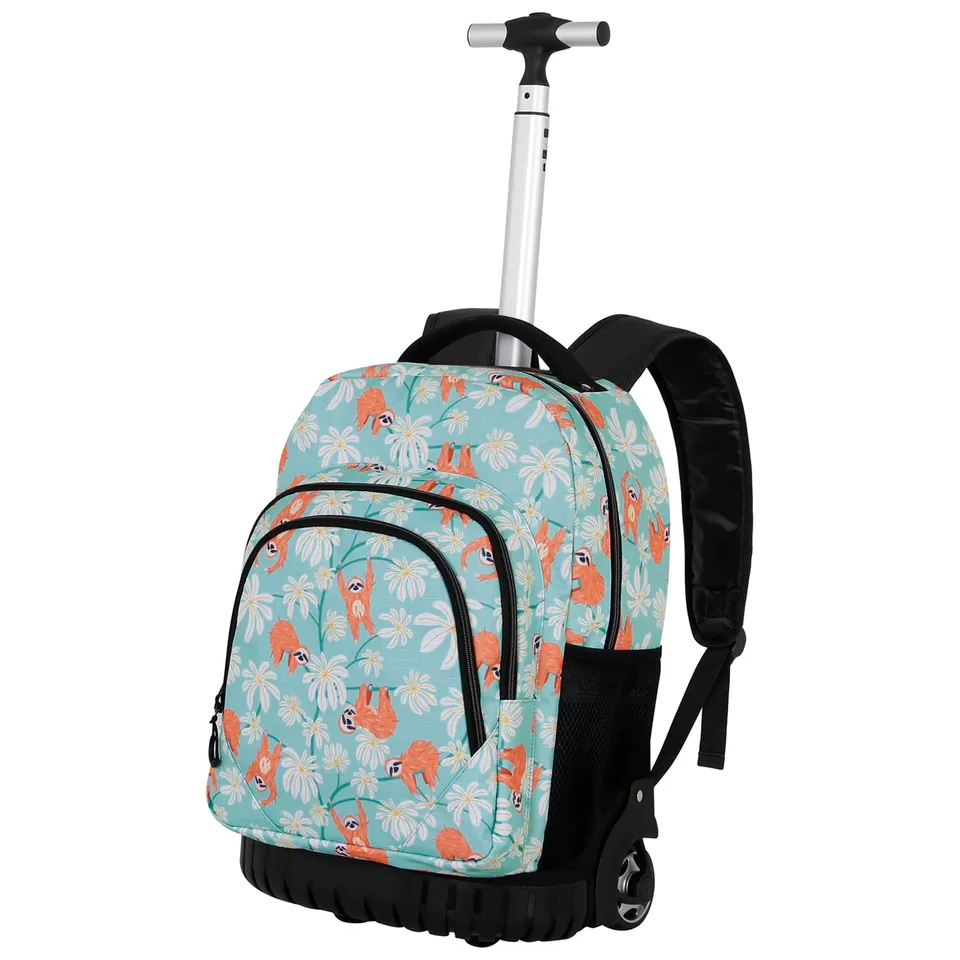 oh-my-pop-lazy-gts-fan-sac-dos-roulettes-turquoise image 1