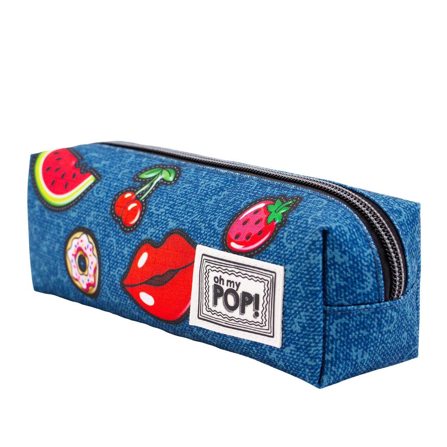 oh-my-pop-patches-carr-hs-trousse-bleu-fonc image 6