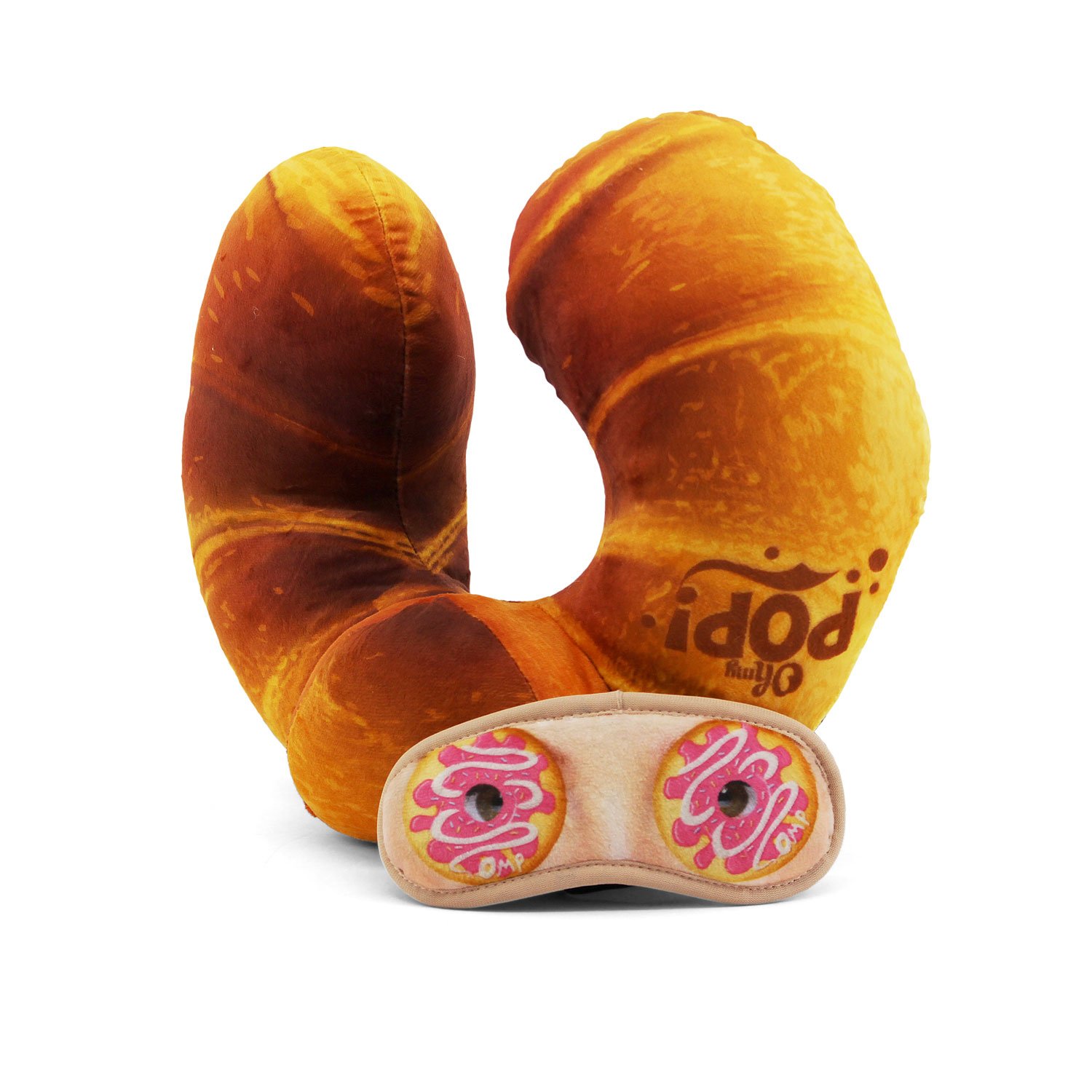 oh-my-pop-croissant-coussin-de-cou-voyage-orange image 3