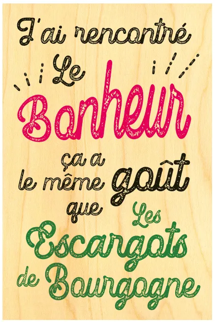 hironwoods-bonheur-escargot-carte-postale-bois-100x150mm image 1