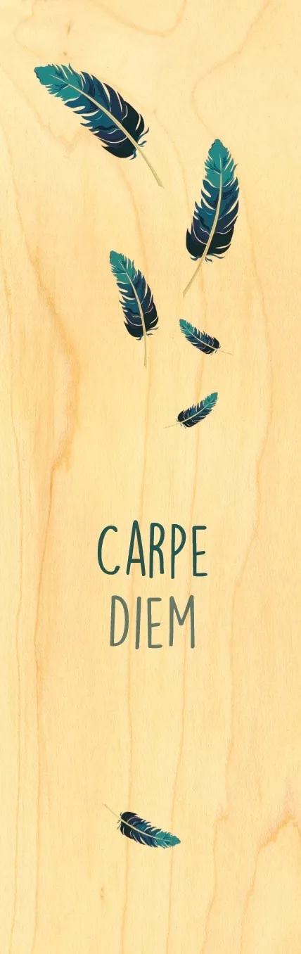 hironwoods-marque-page-bois-carpe-diem-lecture image 1