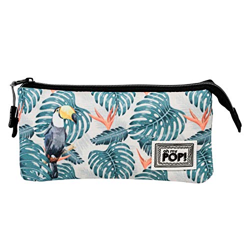 oh-my-pop-toucan-trousse-triple-multicolore-3-poches image 5
