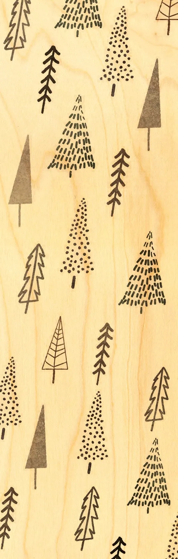 hironwoods-marque-pages-petits-sapins-marque-page-bois-no-l image 1
