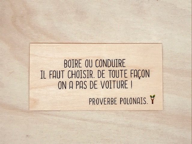 hylarion-cartes-boire-ou-conduire-carte-bois-10x5-cm image 1