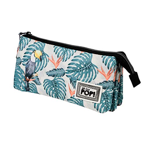 oh-my-pop-toucan-trousse-triple-multicolore-3-poches image 4
