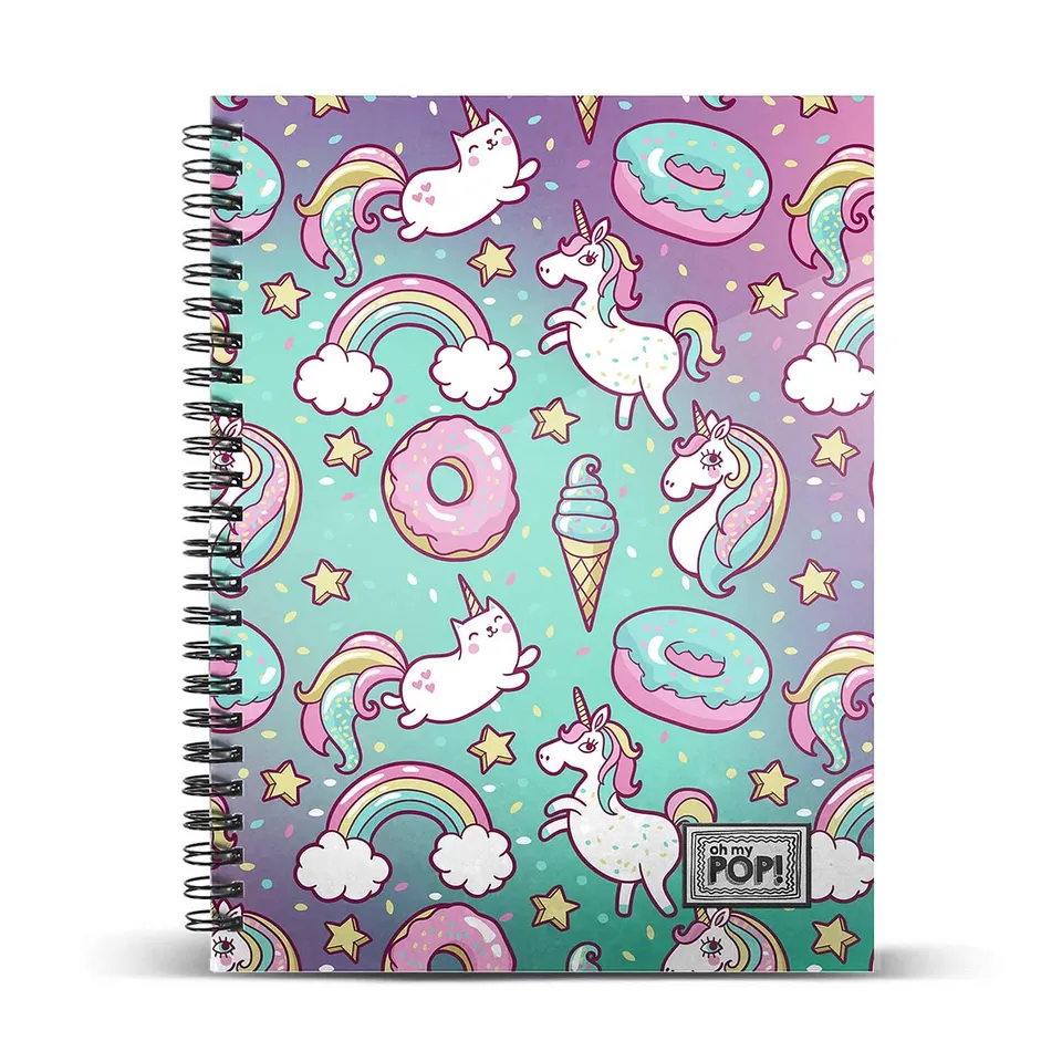 oh-my-pop-dream-00833-cahier-quadrill-a4-spirale image 1