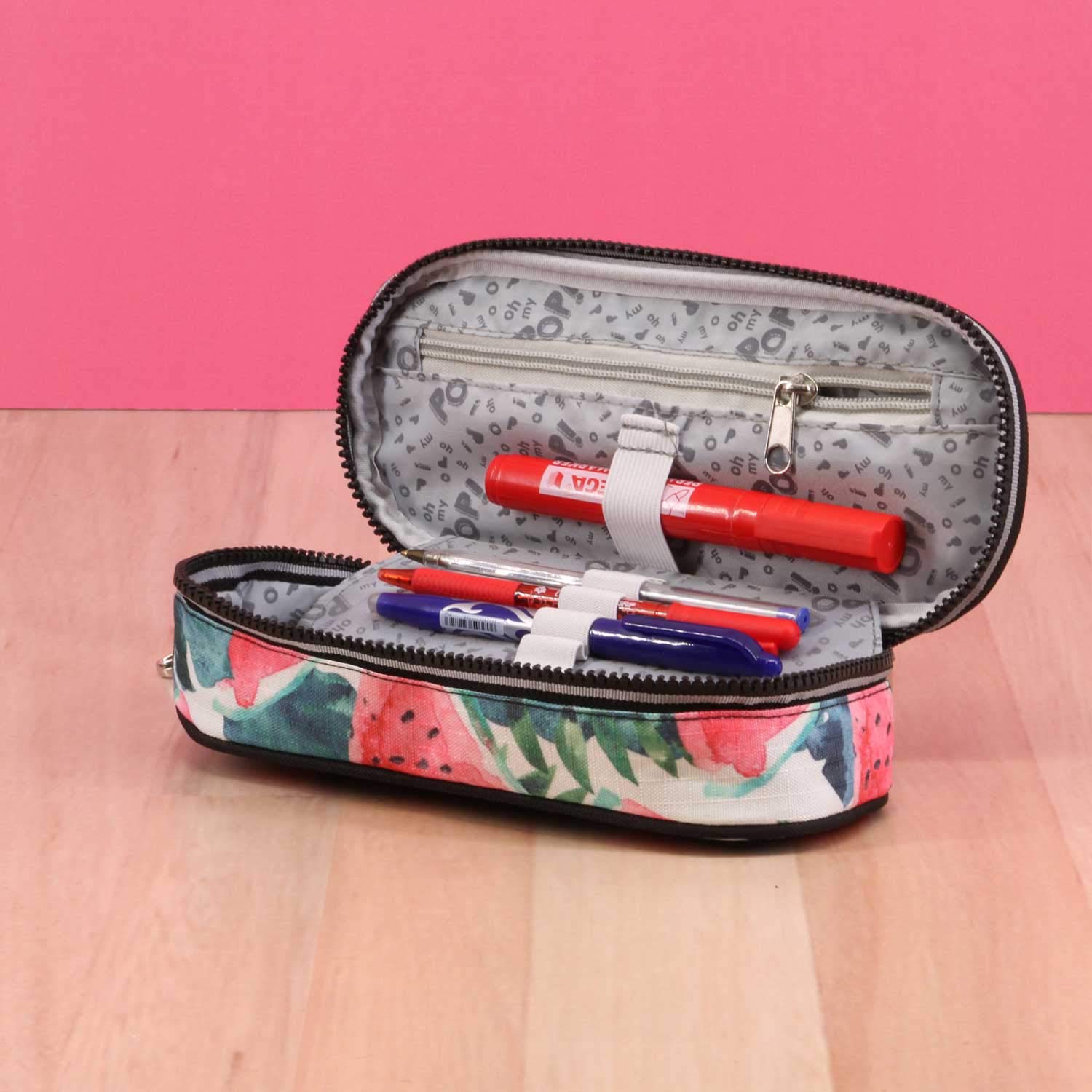 oh-my-pop-watermelon-trousse-crayons-rouge-21-cm image 4