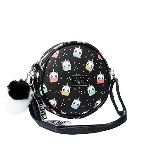 oh-my-pop-bags-pandicorn-sac-bandouli-re-rond-noir image 4