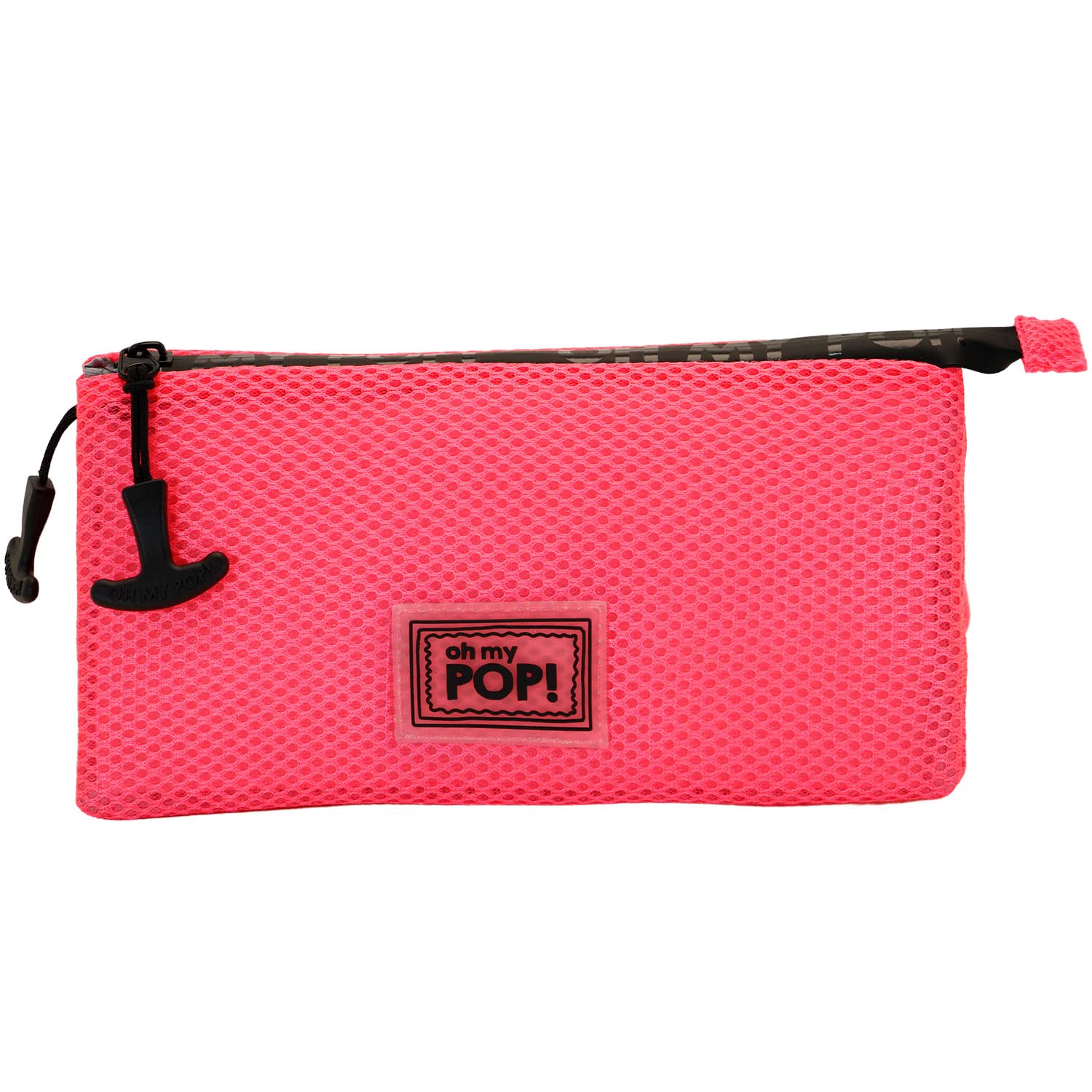 oh-my-pop-mesh-trousse-scolaire-rose-plumier image 2