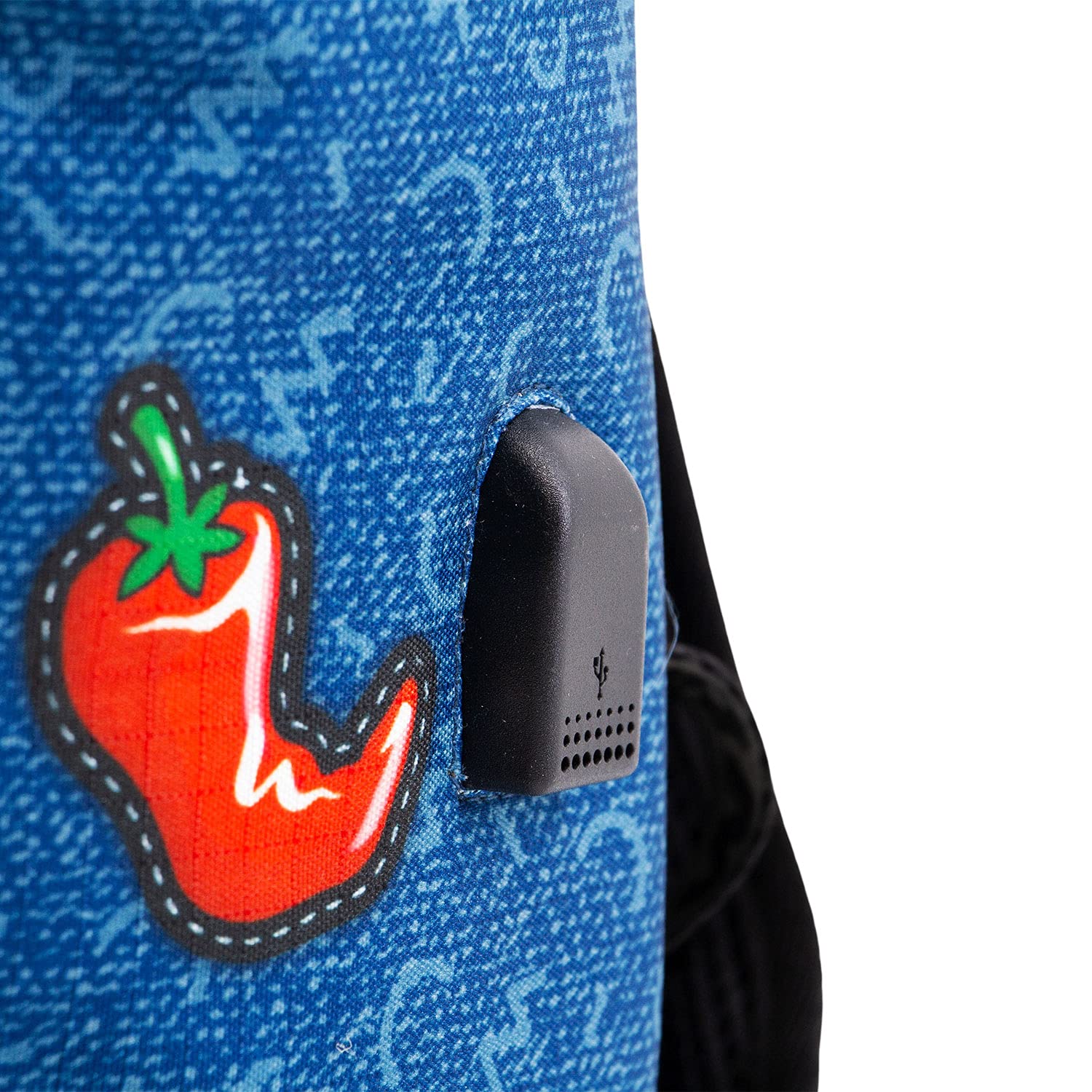oh-my-pop-patches-sac-dos-bleu-fonc-usb image 5