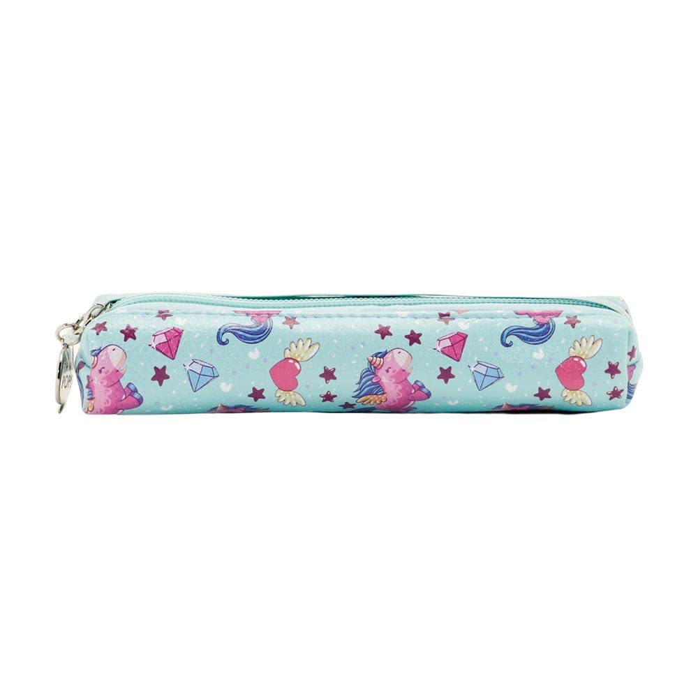 oh-my-pop-trousse-carr-turquoise-19-cm-1-compartiment image 3