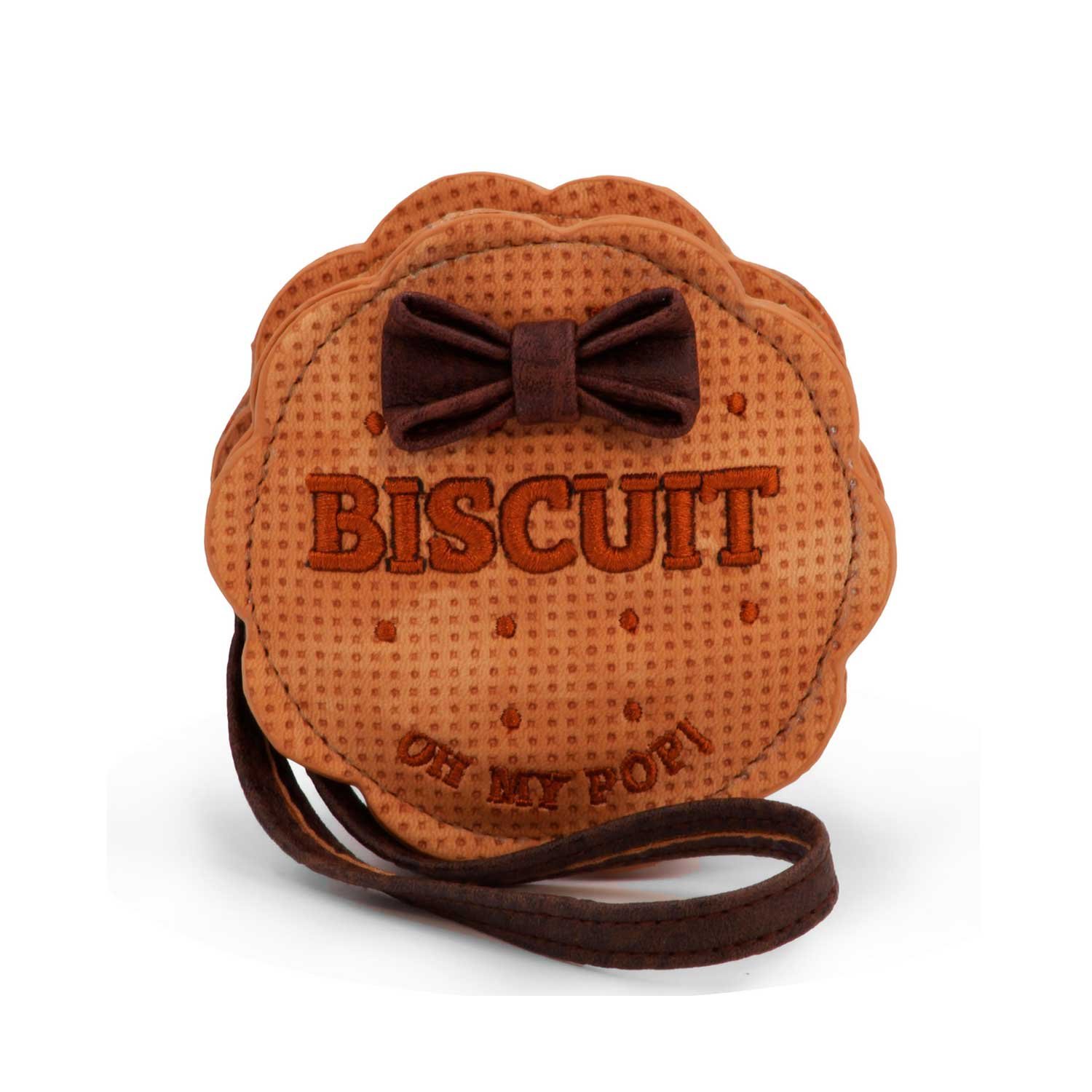 oh-my-pop-biscuit-porte-monnaie-rond-beige-10-cm image 2