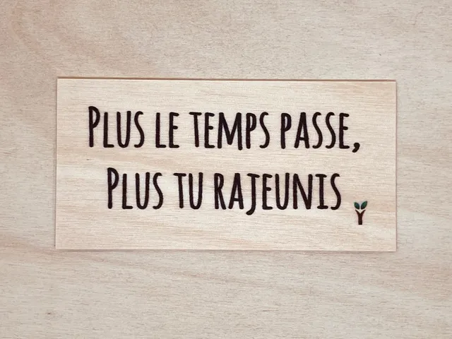 hylarion-cartes-carte-bois-plus-le-temps-passe-plus-tu-rajeunis image 1
