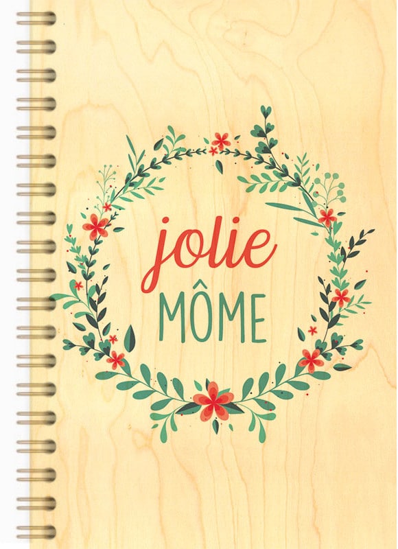 hironwoods-carnets-jolie-m-me-carnet-bois-146x94mm image 1
