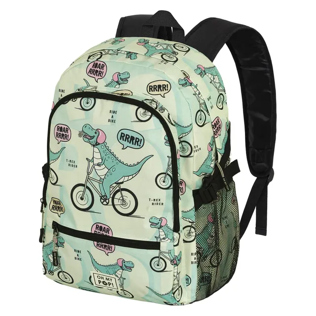 oh-my-pop-dinorrr-fight-fan-2-0-sac-dos-vert-44-cm image 1