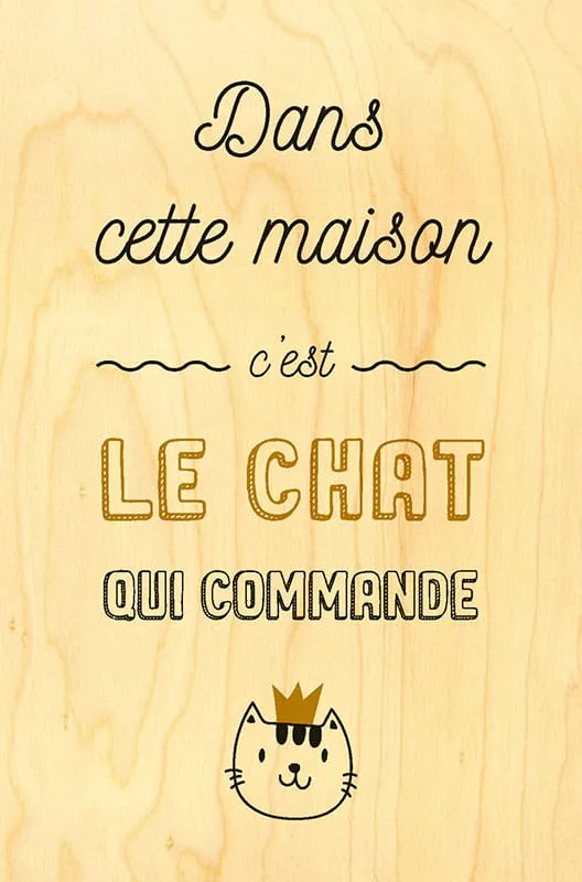 hironwoods-happy-wood-chat-qui-commande-carte-bois-100x150 image 1