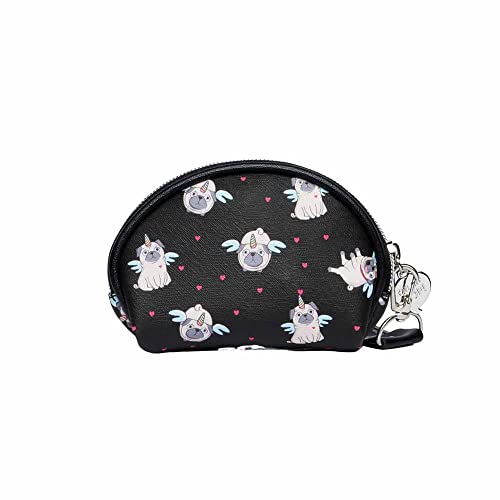 oh-my-pop-pug-ovale-porte-monnaie-noir-zipp image 6