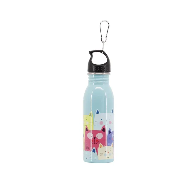 oh-my-pop-cats-bouteille-inox-500-ml-multicolore image 1