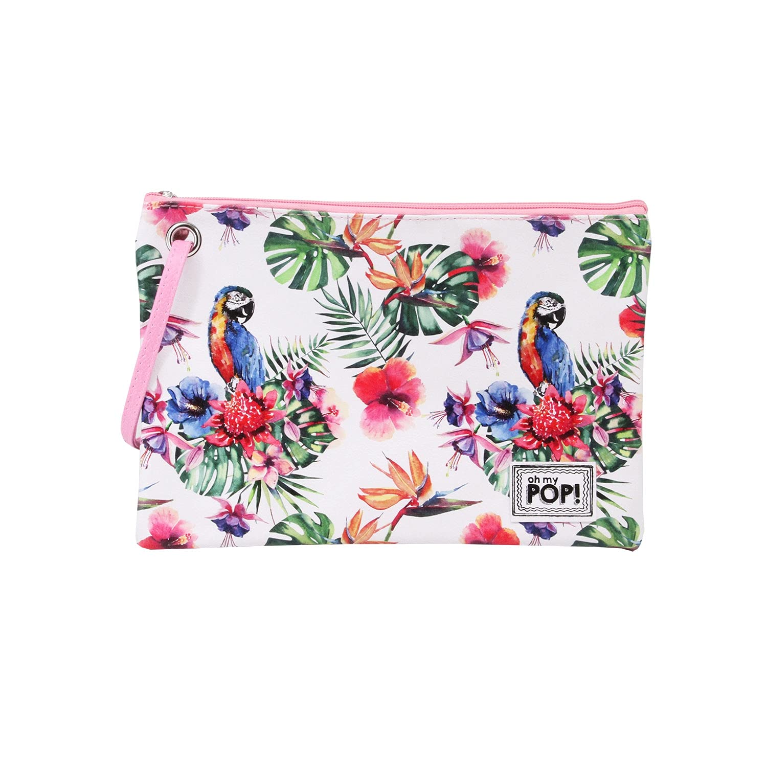 oh-my-pop-perroquet-sunny-trousse-de-toilette-blanche image 2