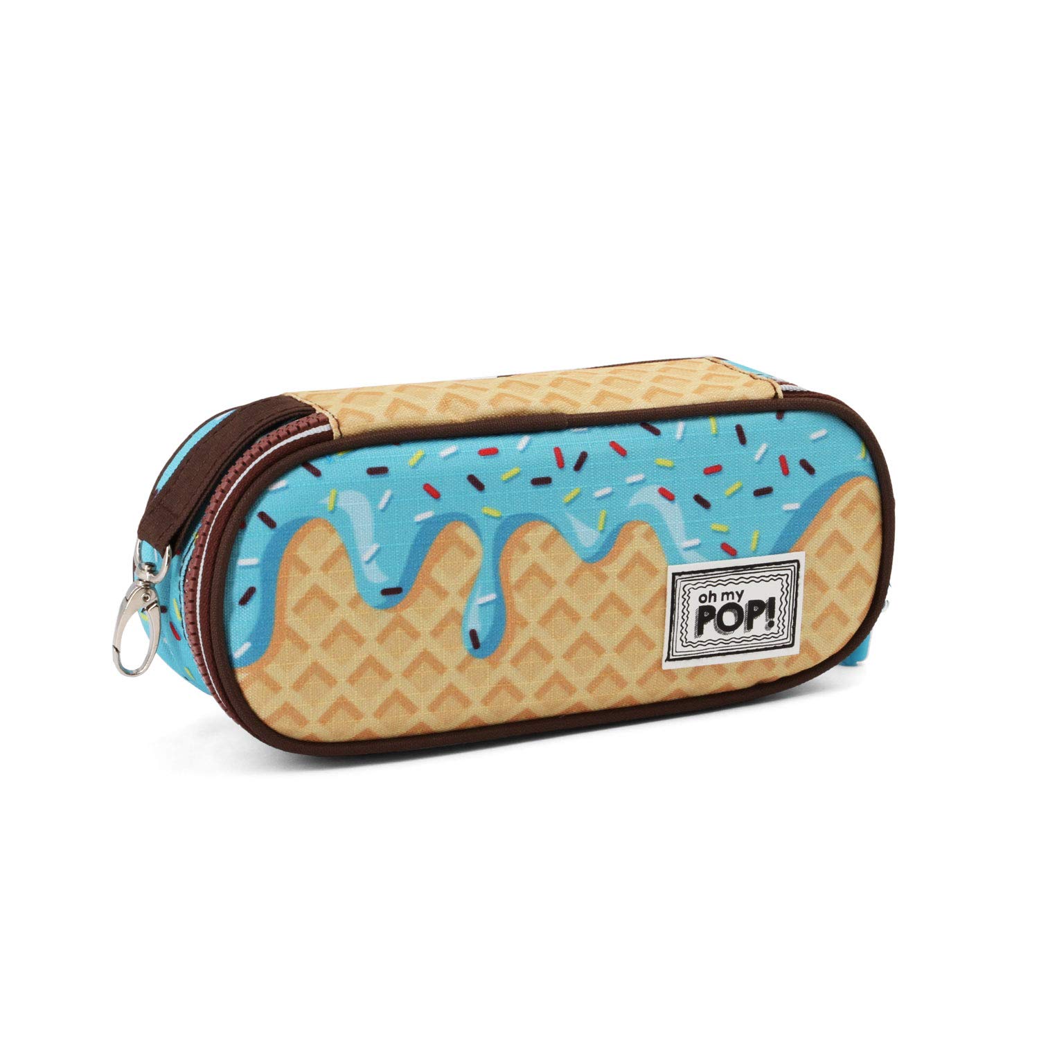 oh-my-pop-ice-cream-trousse-crayons-jaune-10x21-cm image 1
