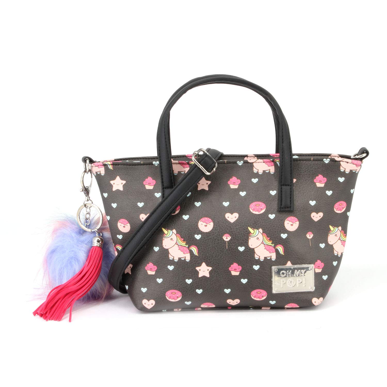 oh-my-pop-popnicorn-petit-sac-main-tote-noir image 2