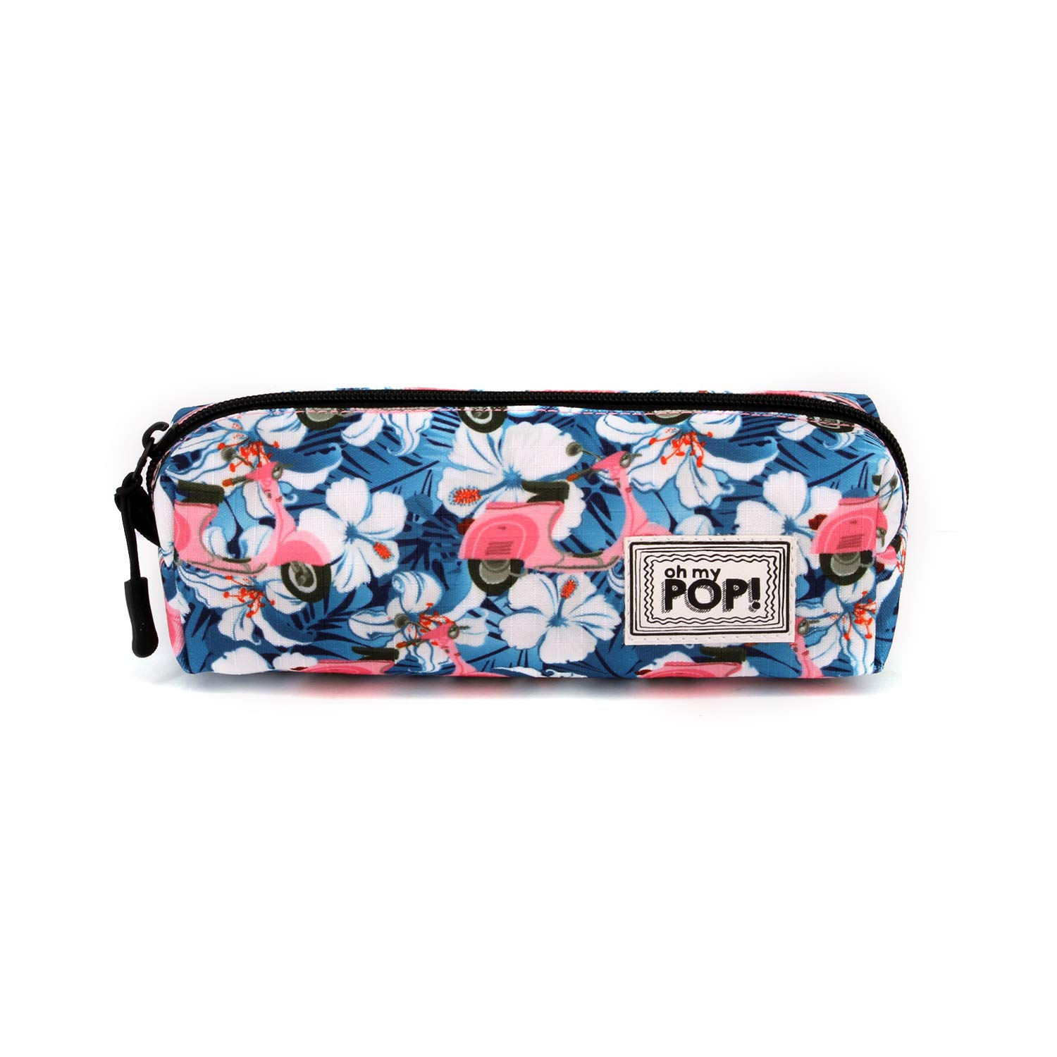 oh-my-pop-pink-scooter-trousse-carr-bleu-21-cm image 2