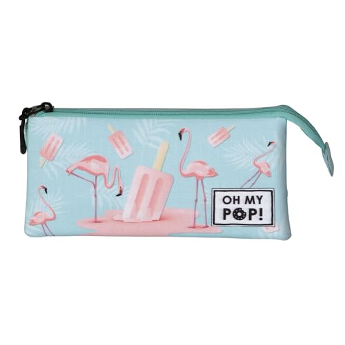oh-my-pop-ice-flamingo-trousse-triple-turquoise image 5