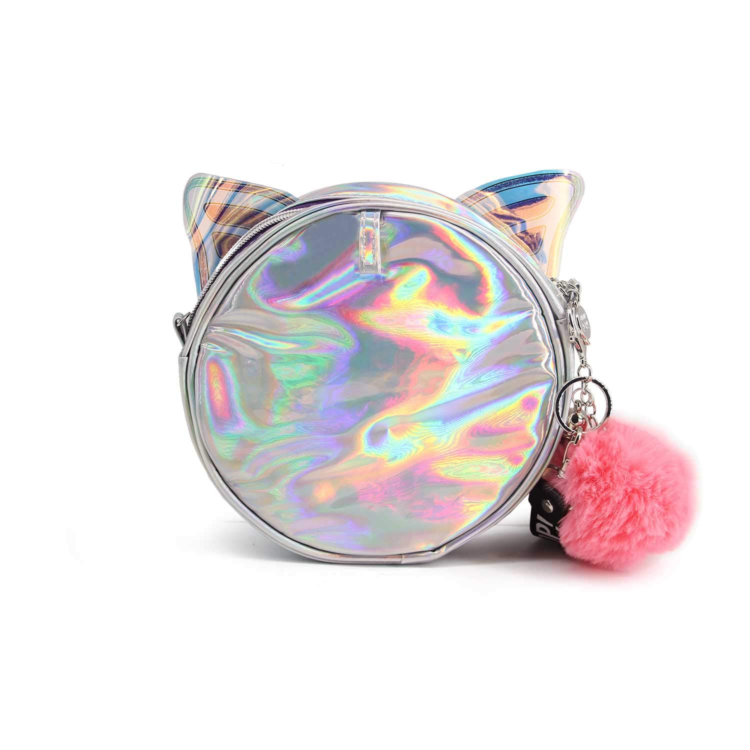 oh-my-pop-ailes-sac-bandouli-re-rond-argent-cha-ne image 3