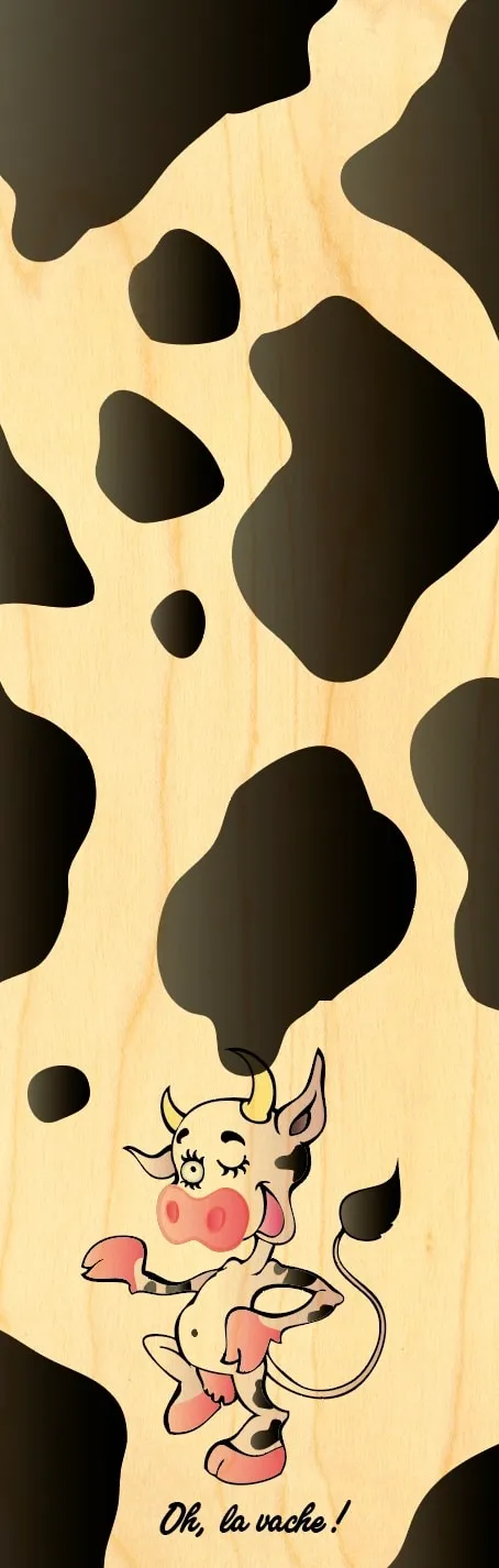 hironwoods-marque-pages-signet-bois-vache-noire image 1