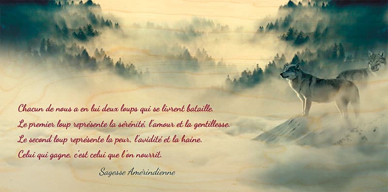 hironwoods-loups-carte-bois-panoramique-100x200mm-animaux image 1